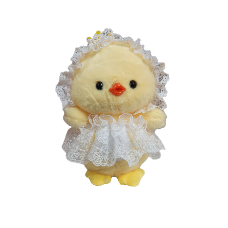 عروسک مدل جوجه عروس دامن تور ارتفاع 25 سانتی متر