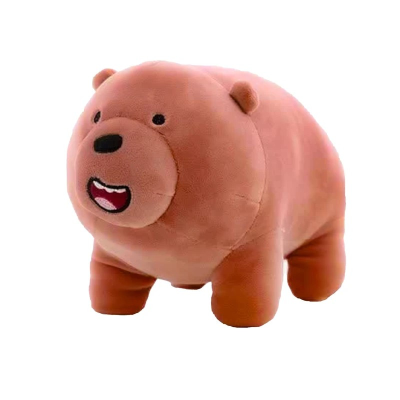 عروسک مدل خرس کله فندقی کد S4 طول 30 سانتی متر