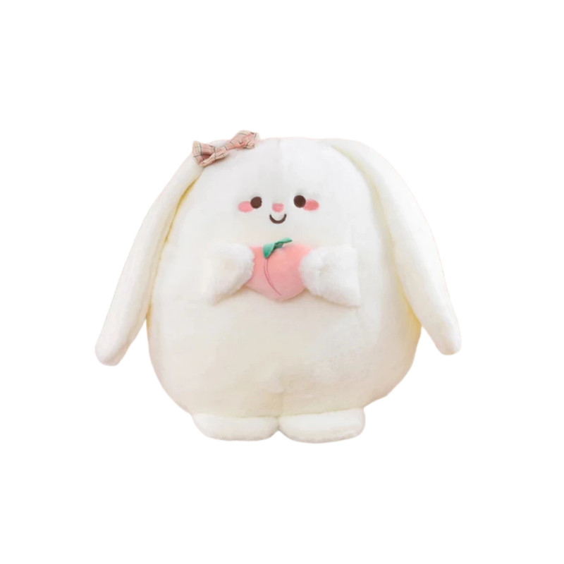 عروسک مدل خرگوش هلو به دست ارتفاع 21 سانتی متر