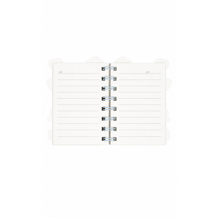 دفترچه یادداشت 60 برگ سیمی مدل کرومی کد 01